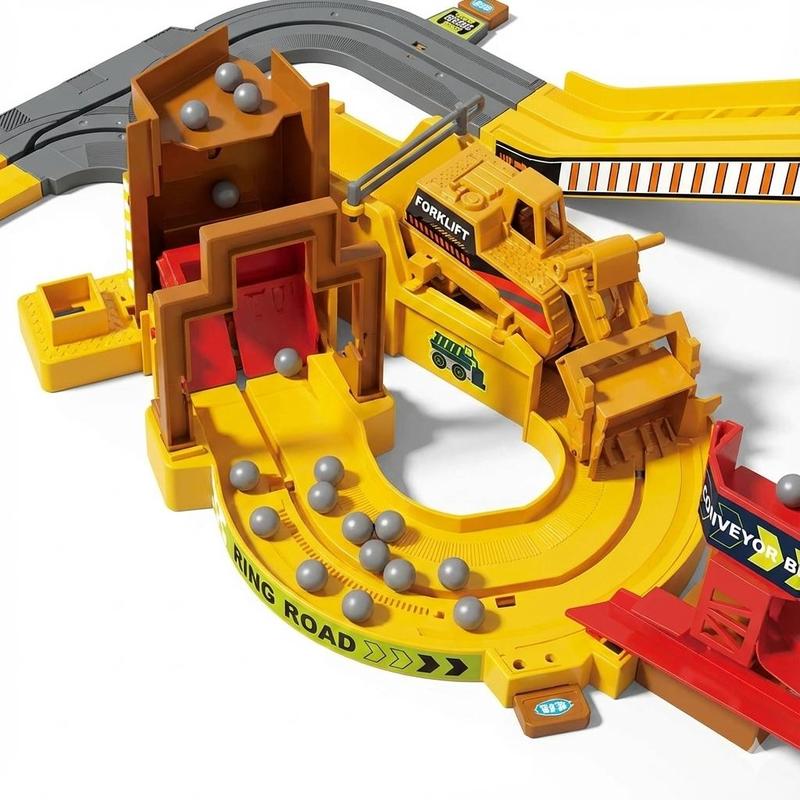 Construction loader and quarry station