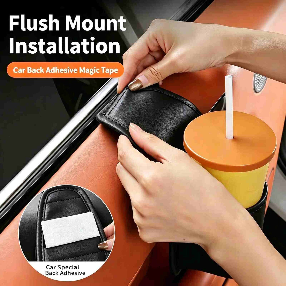 Adhesive mounting detail