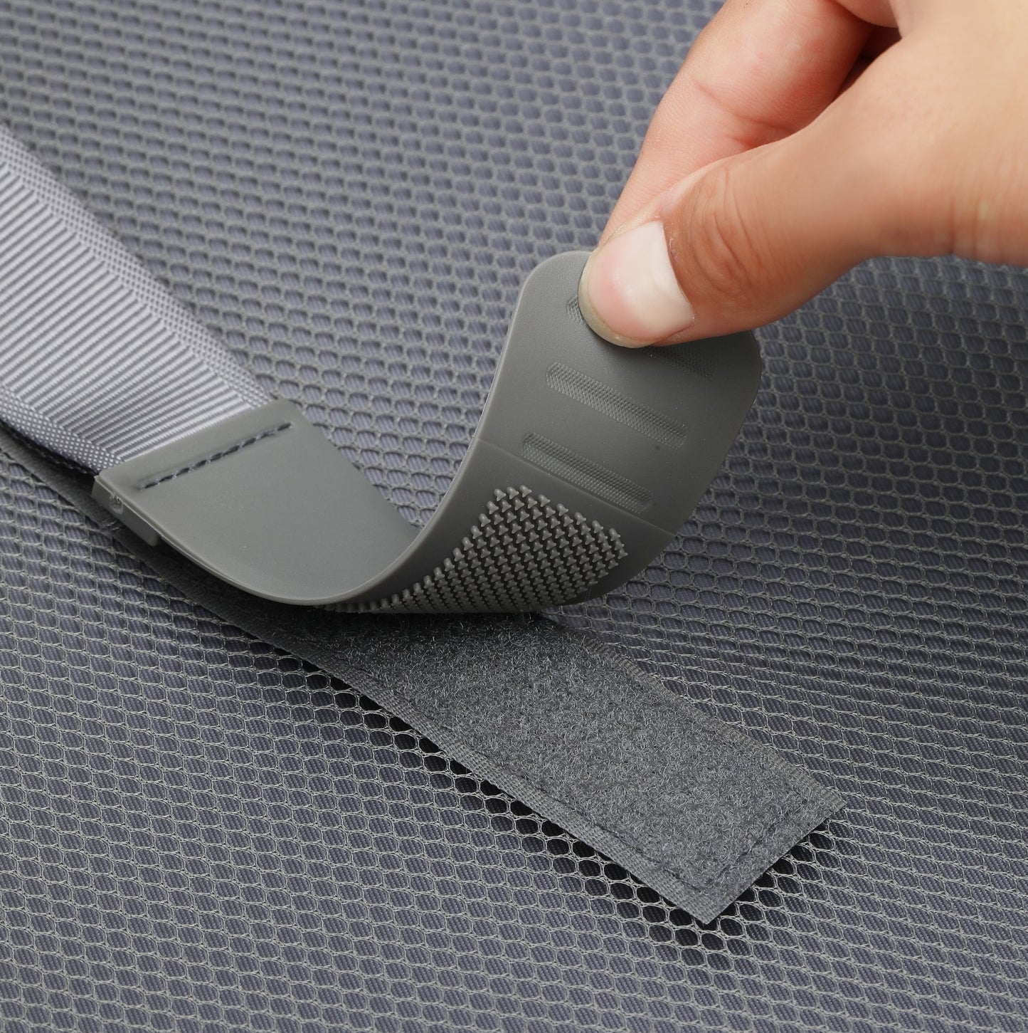 Interior compression strap detail