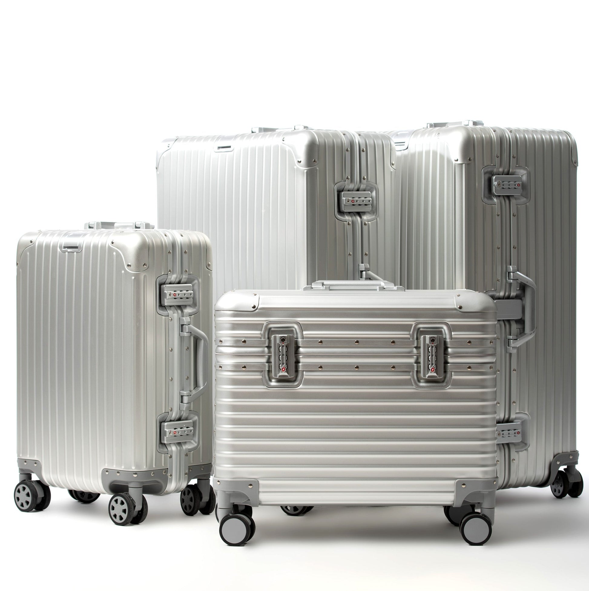 Premium aluminum suitcase collection